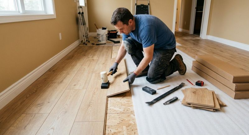 Laminate Floor Installation in Cedarburg, WI
