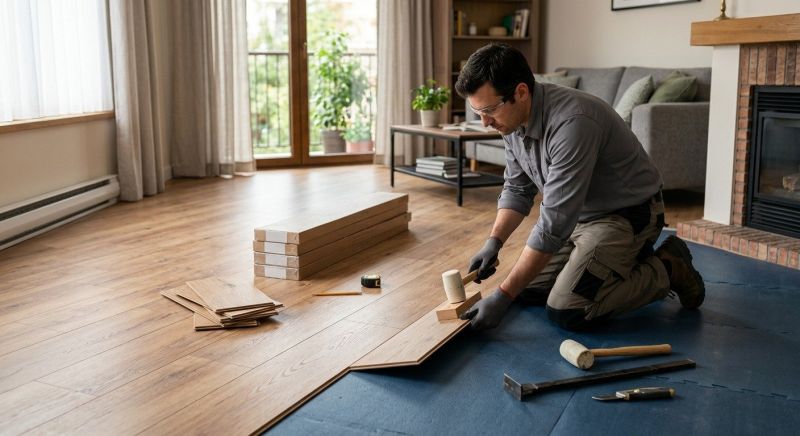 Laminate Floor Remodeling in Waukesha, WI