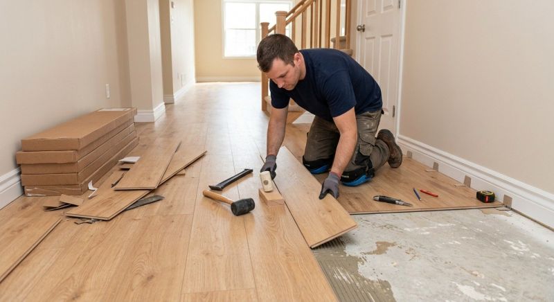 Laminate Floor Replacement in Mequon, WI