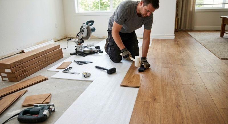 Laminate Floor Replacement in South Milwaukee, WI