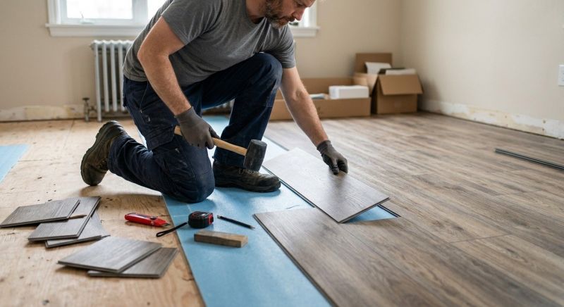 Linoleum Floor Installation in East Troy, WI