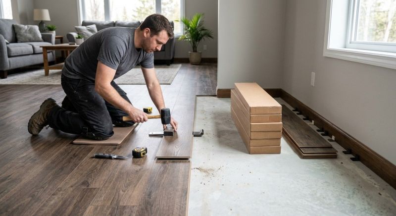 Luxury Vinyl Tile Installation in Sussex, WI