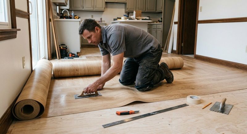 Sheet Flooring Installation in Ozaukee County, WI