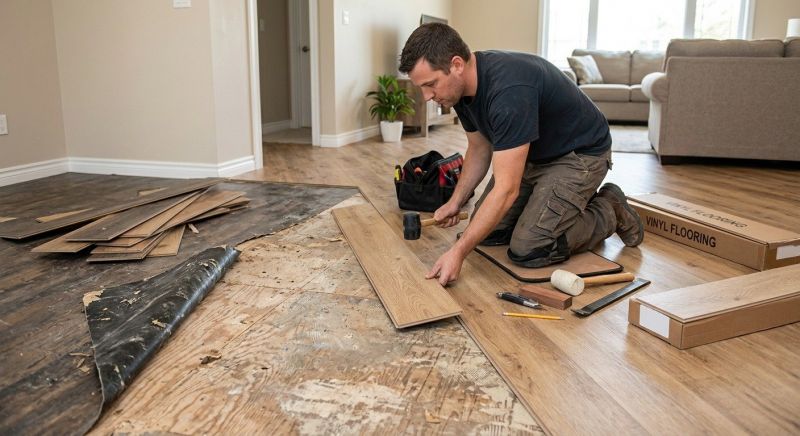 Vinyl Flooring Installation in Cedarburg, WI