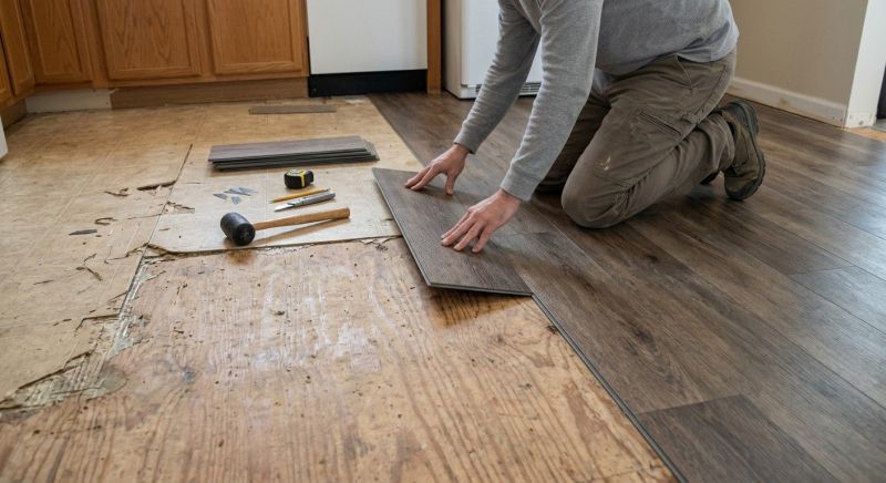 Vinyl Flooring Installation in Union Grove, WI