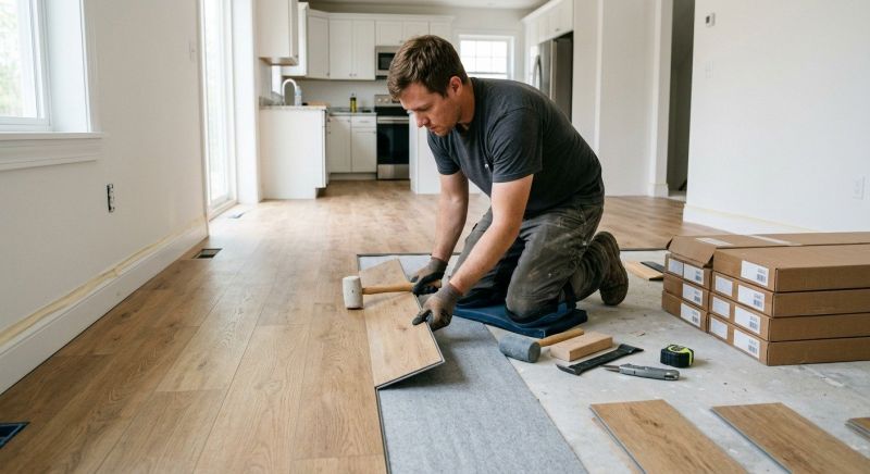 Vinyl Plank Floor Installation in Waukesha, WI